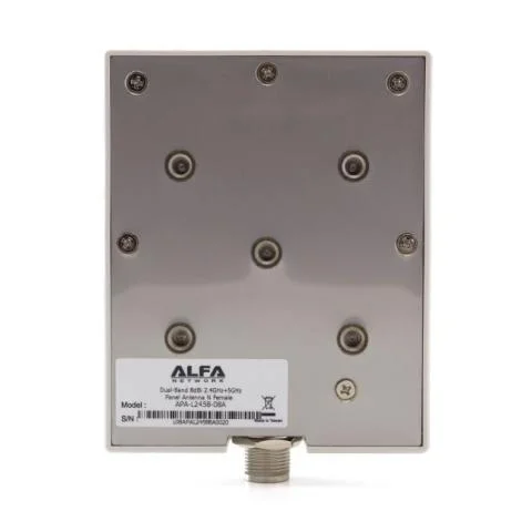 APA-L2458-08A 2.4GHz/5GHz Panel Antenna 8 dBi N-Female
